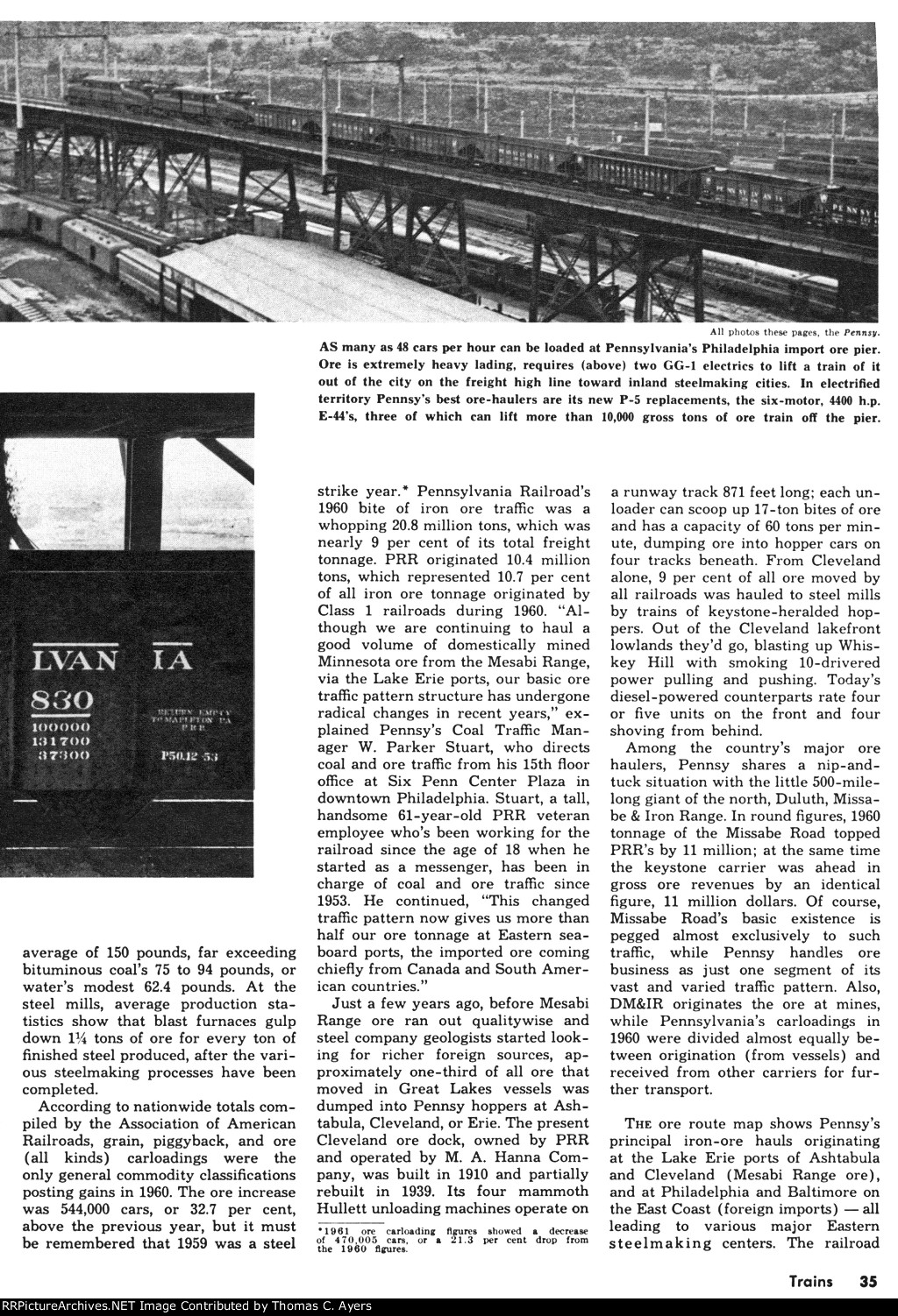 "No. 2 Ore Hauler," Page 35, 1962